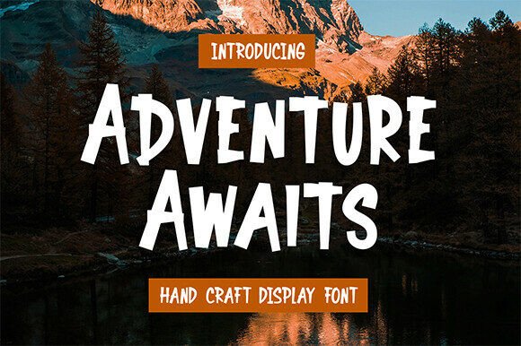Adventure Awaits: The Bold Display Font for Your Next Brand Project
