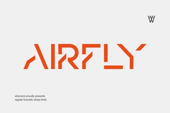 Airfly: The Futuristic Geometric Display Font for Bold Branding