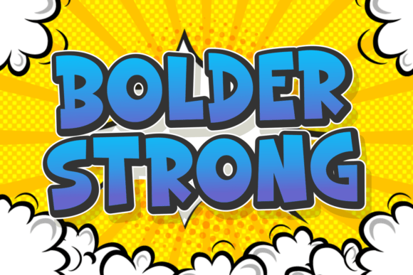 Bolder Strong: The Fun Display Font for Vibrant Brand Identity