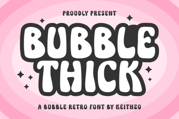 Bubble Thick: A Whimsical Retro Display Font for Bold Branding