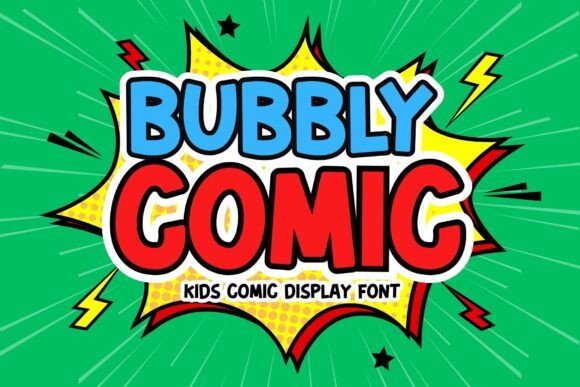 Bubbly Comic: The Bold Display Font for Playful Web Design