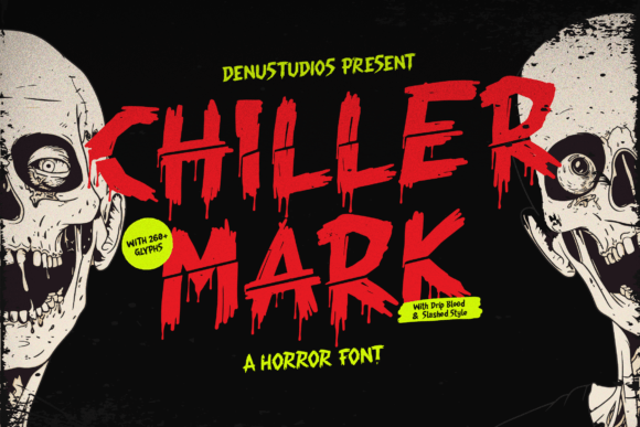 Chiller Mark: The Ultimate Horror Display Font for Campaigns