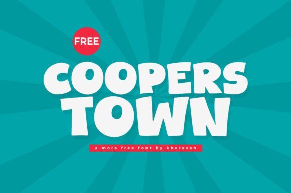 Coopers Town: The Modern Display Typeface for Campaign Visuals