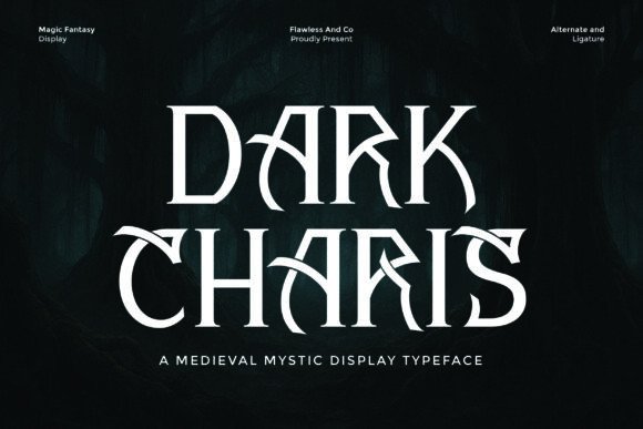 Dark Charis: The Bold Fantasy Typeface for Modern Web Design