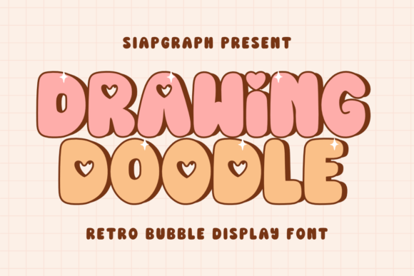 Drawing Doodle: The Vibrant Retro Font for Playful Branding
