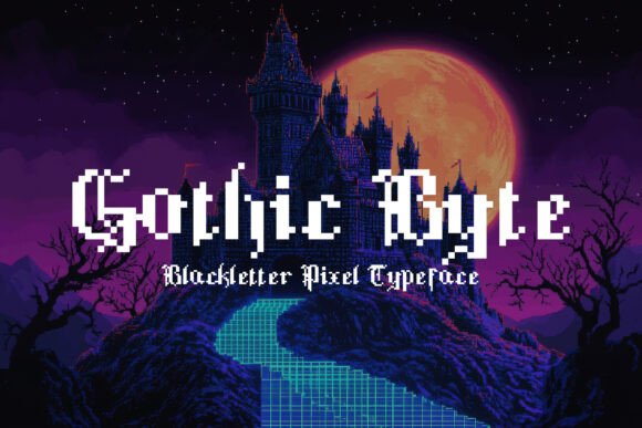 Gothic Byte: A Unique Display Typeface for Editorial Design