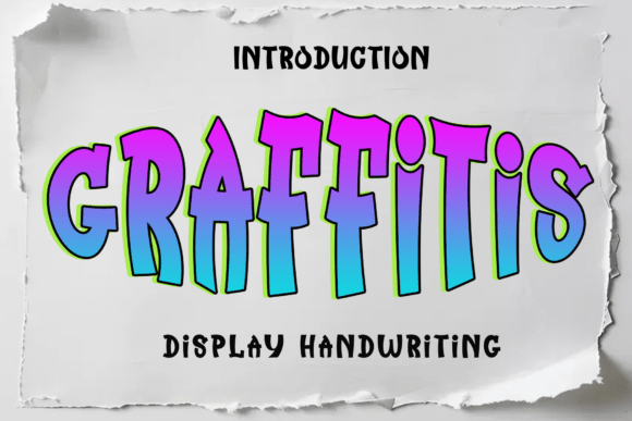 Graffitis: A Bold Display Font for Creative Product Design