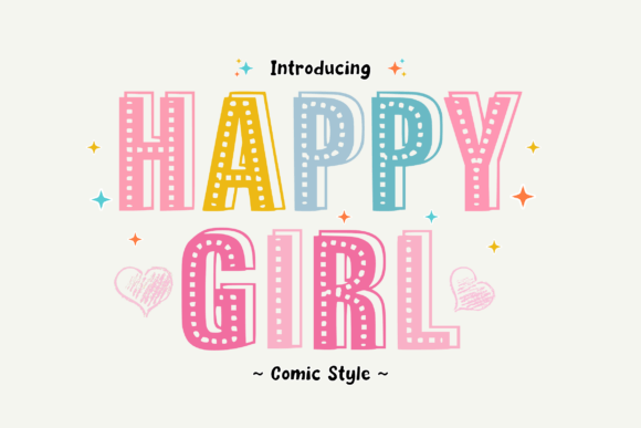 Happygirl Regular: The Playful Display Font for Modern Editorial Design