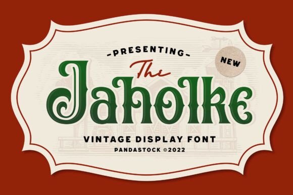 Jaholke Vintage Font for Bold Small Business Branding