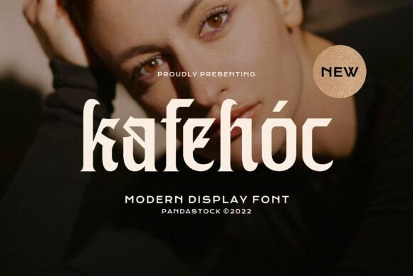 Kafehoc: The Modern Blackletter Display Font for Digital Branding