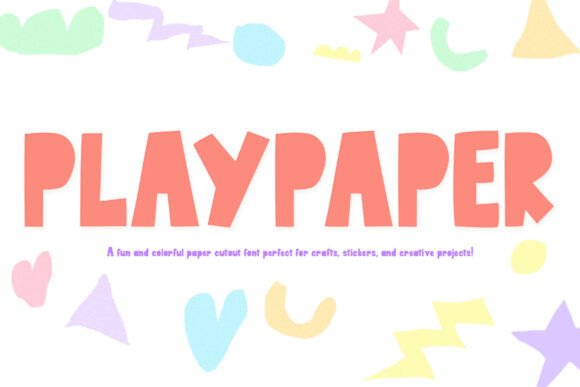 Playpaper: A Handmade Display Font for Editorial Design