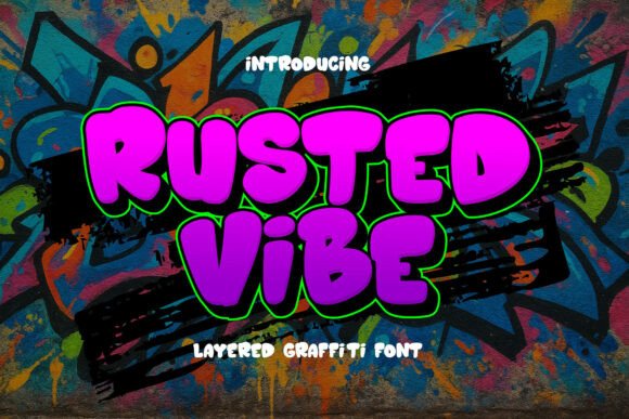 Rusted Vibe: The Urban Display Typeface for Bold Campaigns