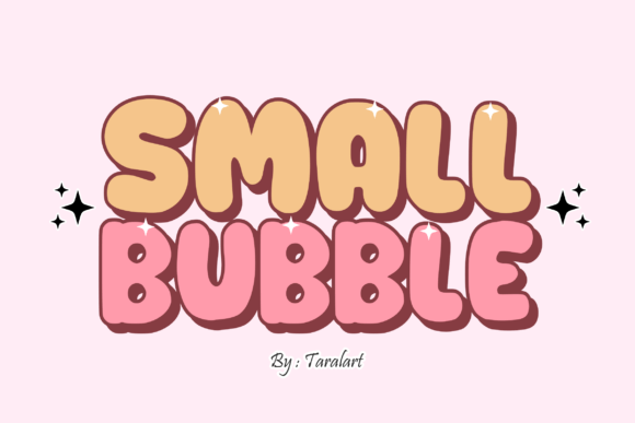 Small Bubble: The Whimsical Display Font for Creative Projects