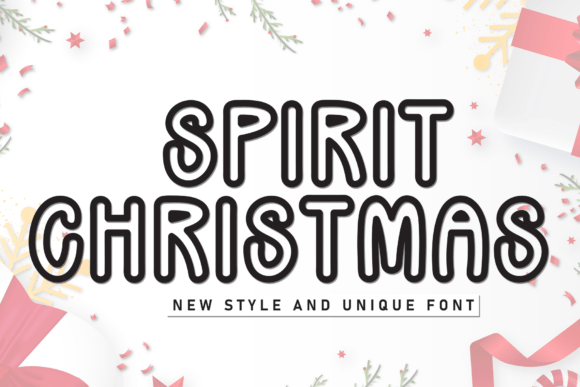 Spirit Christmas: The Perfect Display Font for Seasonal Crafters