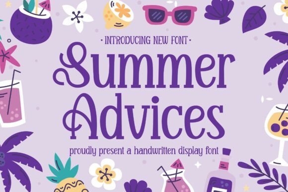 Summer Advices: The Perfect Handwritten Display Font for Your Brand