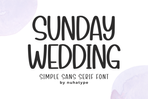 Sunday Wedding: The Perfect Display Font for Handmade Creators