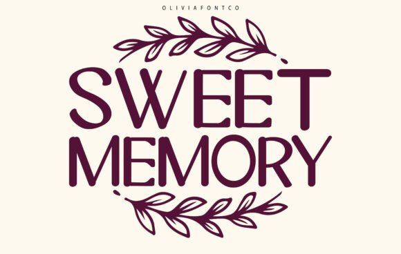 Sweet Memory: A Premium Display Font for Editorial Design