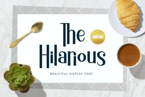 The Hilarious: A Tall, Vintage Display Font for Modern Branding