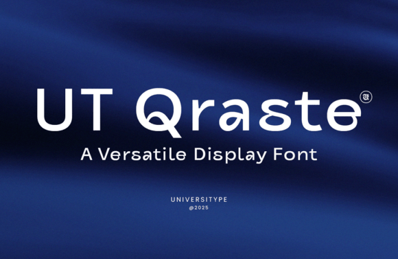 Ut Qraste: The Modern Display Font for Digital Branding