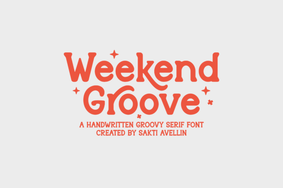 Weekend Groove: The Perfect Serif Display Font for Handmade Crafts